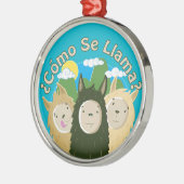 Como Se Llama? Metalen Ornament (Links)