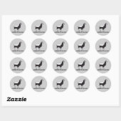 Como Te Llama Ronde Sticker (Vel)