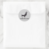 Como Te Llama Ronde Sticker (Tas)