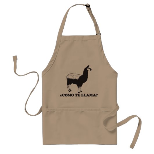 Como Te Llama Standaard Schort (Voorkant)