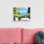 Como Terrace Uitzicht Canvas Afdruk (Insitu (Woonkamer))