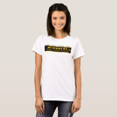 COMOCOU #COMOCOU goud-t T-shirt (Voorkant volledig)