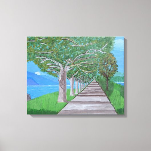 Comomeer canvas kunst (Voorkant)