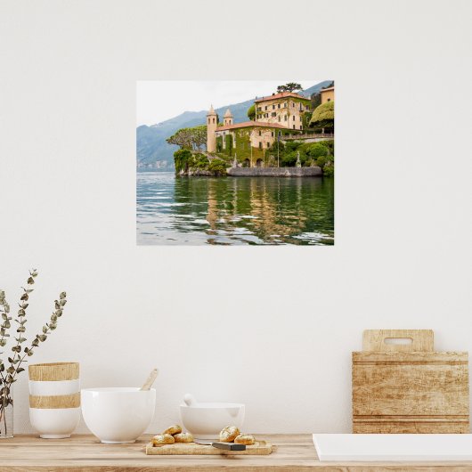 Comomeer in Italië Poster (Keuken)