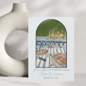 Comomeer Italië Bruiloft Save the Date Kaart