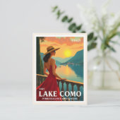  Comomeer Italië Italiaans Reizen Briefkaart (Staand voorkant)