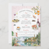 Comomeer Italië | Verjaardag Weekend Route Kaart (Achterkant)