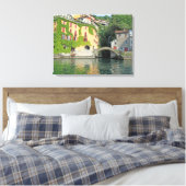 Comomeer Nesso uitzicht canvas print (Insitu (Slaapkamer))