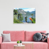 Comomeer zoals gezien vanuit Bellagio Canvas Afdruk (Insitu (Woonkamer))