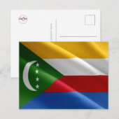 Comoren - Golfvlag - Briefkaart (Voorkant / Achterkant)