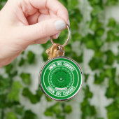Comoren Round Emblem Sleutelhanger (Hand)