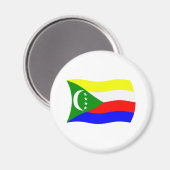 Comoren Vlag Magneet (Voorkant / Achterkant)