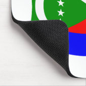 Comoren Vlag Muismat (Hoek)
