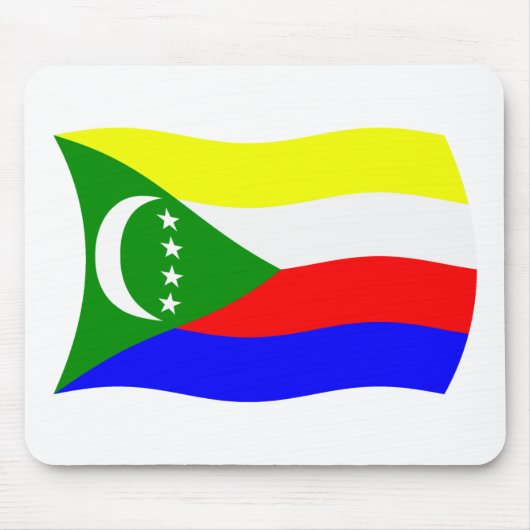 Comoren Vlag Muismat (Voorkant)