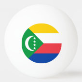 Comoren Vlag Pingpongballen (Achterkant)
