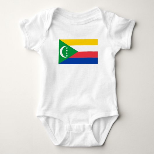 Comoren Vlag Romper (Voorkant)
