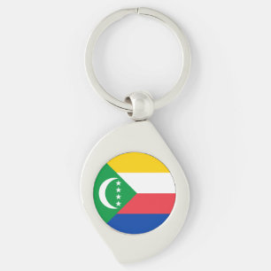 Comoren Vlag Sleutelhanger