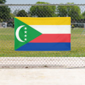 Comoren vlag spandoek (Insitu)