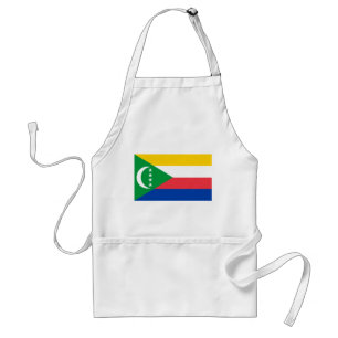 Comoren Vlag Standaard Schort
