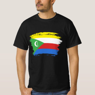 Comoren vlag t-shirt