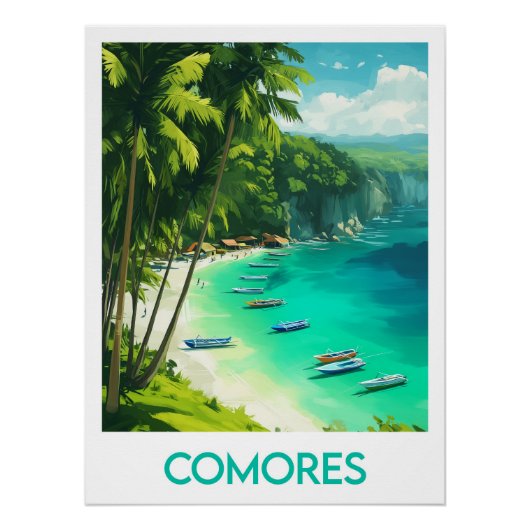 Comoren-weergave Perfect Poster (Voorkant)