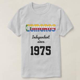 Comores Drapeau Fête de l'Indépendance T-shirt