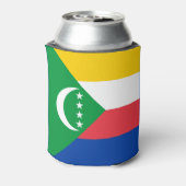 Comorese vlag blikjeskoeler (Blikje Achterkant)