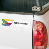 Comorese vlag bumpersticker (Op Truck)