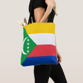 Comorese vlag draagtas (Dichtbij)