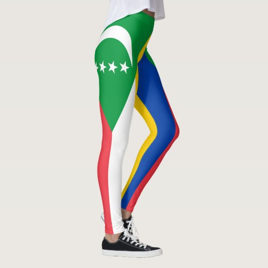 Comorese vlag leggings (Rechts)