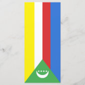 Comorese vlag menu (Achterkant)