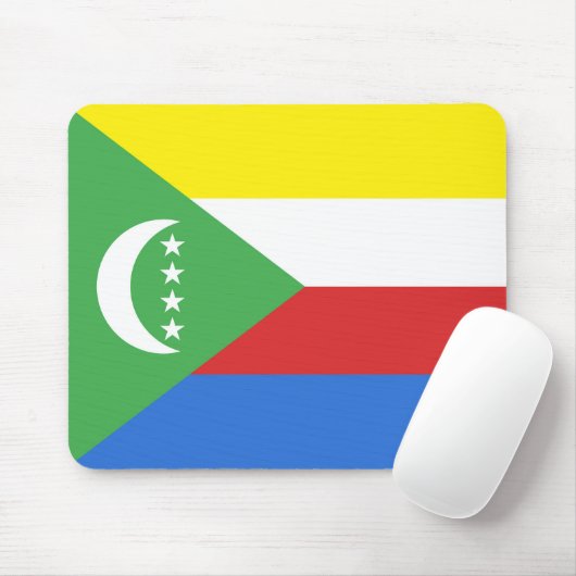 Comorese vlag muismat (Met muis)