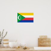 Comorese vlag poster (Keuken)