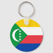Comorese vlag sleutelhanger (Achterkant)