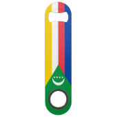 Comorese vlag speed flessenopener (Achterkant)