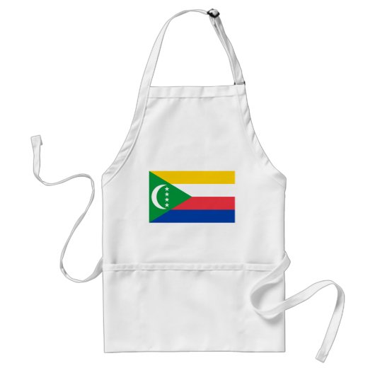 Comorese vlag standaard schort (Voorkant)