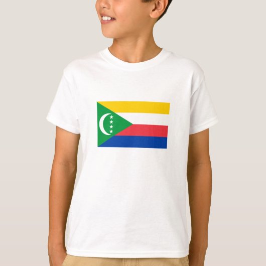 Comorese vlag t-shirt (Voorkant)
