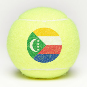 Comorese vlag tennisballen