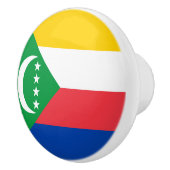 Comoros Flag Keramische Knop (Rechts)