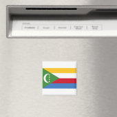 Comoros Flag Magneet (Insitu (Vaatwasser))