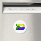 Comoros Flag Magnet Magneet (Insitu (Vaatwasser))