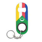 Comoros Flag Mini Flessenopener (Voorkant)
