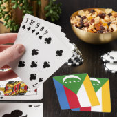 Comoros Flag Pokerkaarten (Insitu)