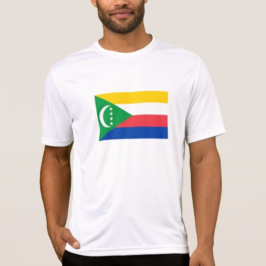 Comoros Flag T-shirt (Voorkant)