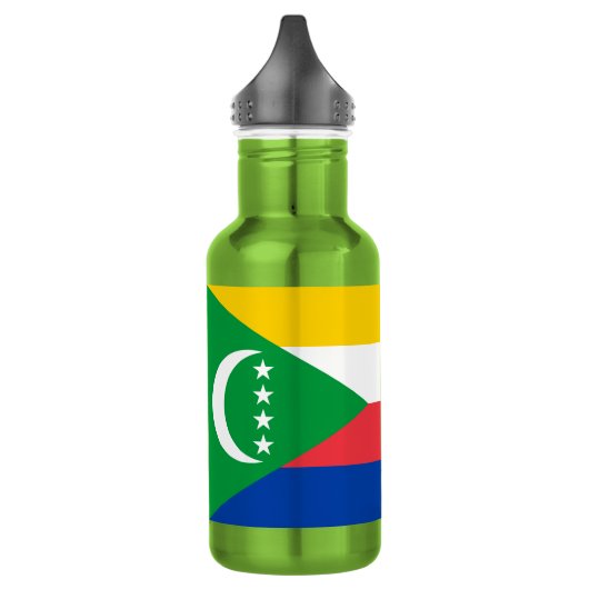 Comoros Flag Waterfles (Links)