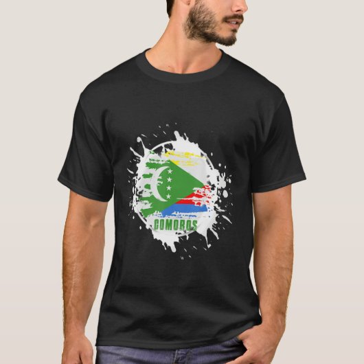 Comoros Splash T-shirt (Voorkant)