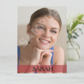 Comp Card-Sjablonen Kaart (Staand voorkant)