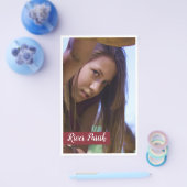 Comp Cards - Sjabloon voor model headshot Flyer (Enkel)