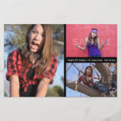 Comp Headshot Kaarten die modelleren (Achterkant)