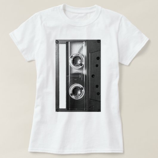 Compact Cassettebandje T-shirt (Design voorkant)